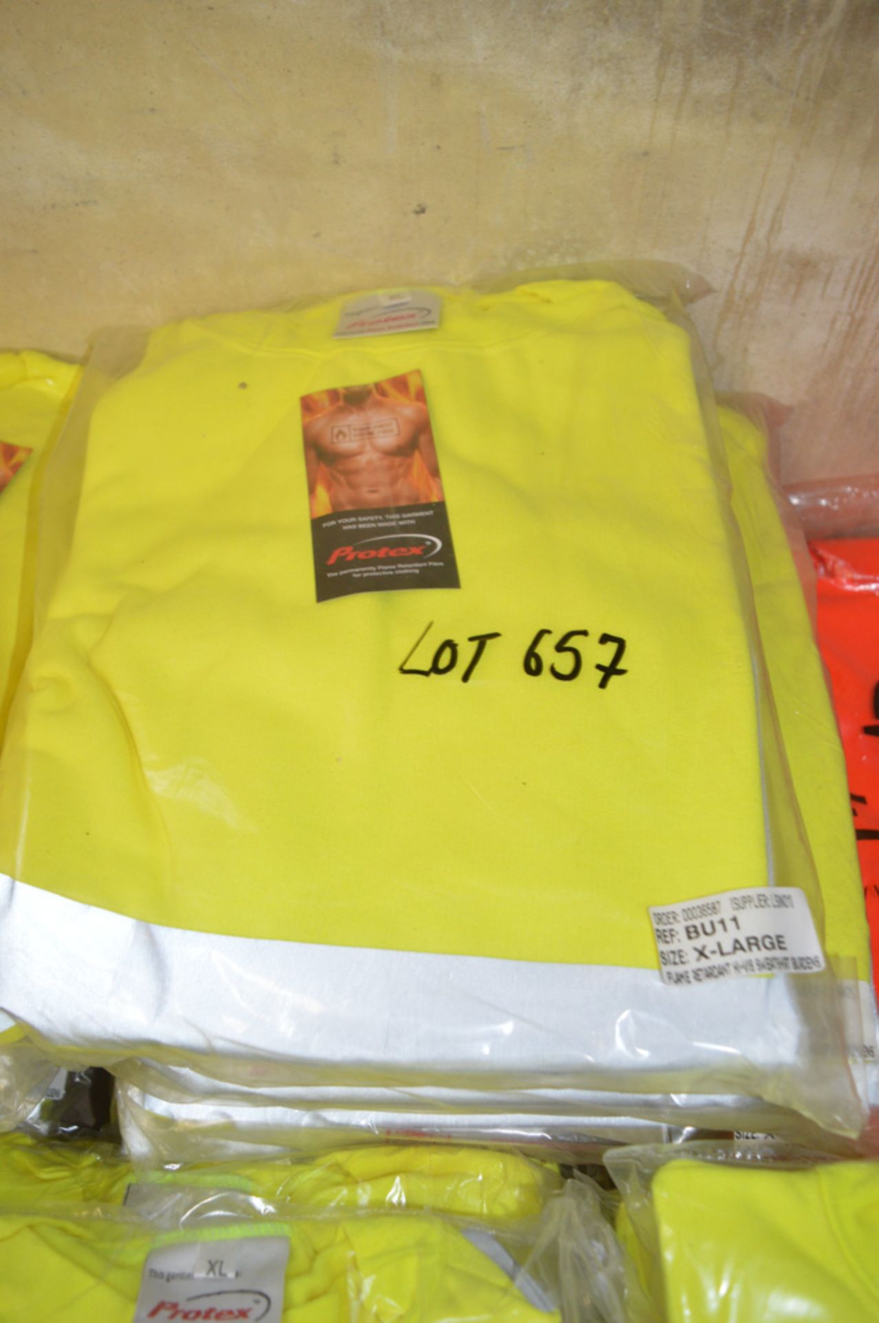 5 - Hi-Viz yellow sweatshirts size XL New & unused