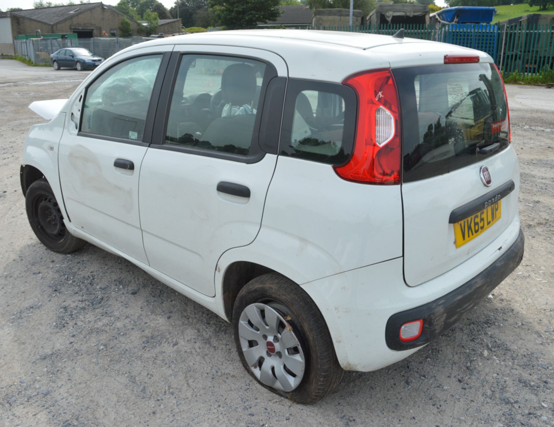 Fiat Panda 1.2 5 door hatchback car for spares Registration Number: VX65 LWP c/w V5C registration - Image 3 of 7