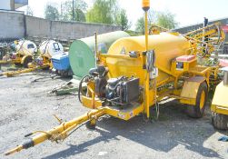 Team 2500 litre boom sprayer (ex MOD) c/w boom & petrol engine