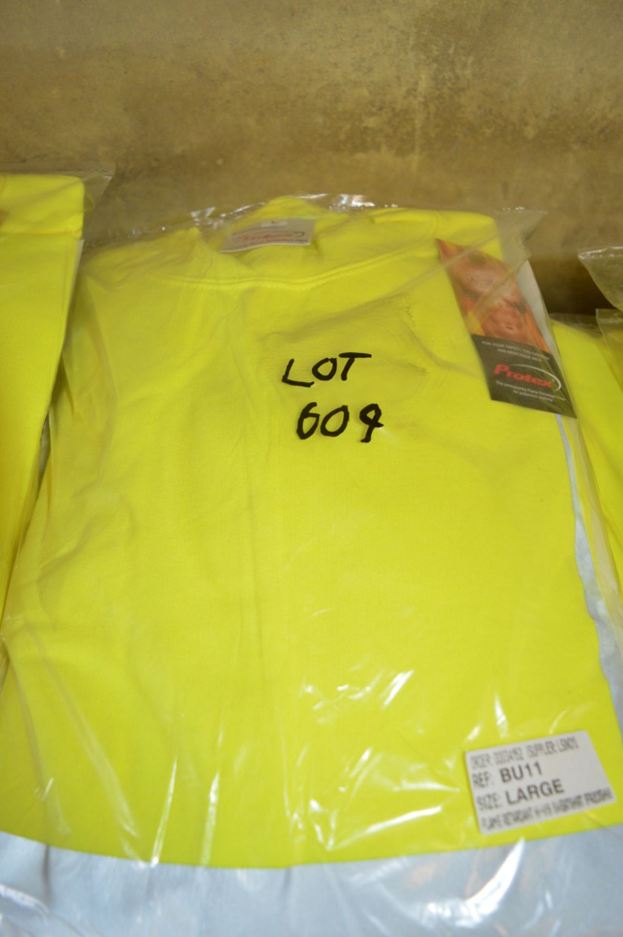 6 - Hi-Viz yellow sweatshirts size L New & unused