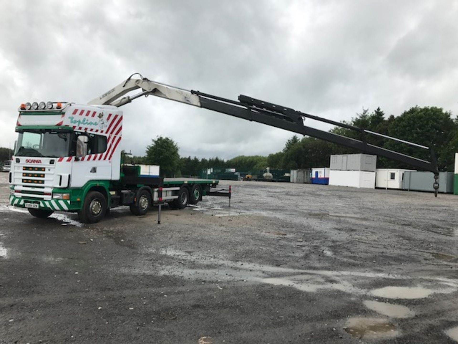 Scania 124 420 8 wheel crane lorry Registration Number: EU04 UZW Date of Registration: MOT - Image 12 of 21