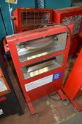 Red Rad 240v infra red heater **1 tube & grill missing**