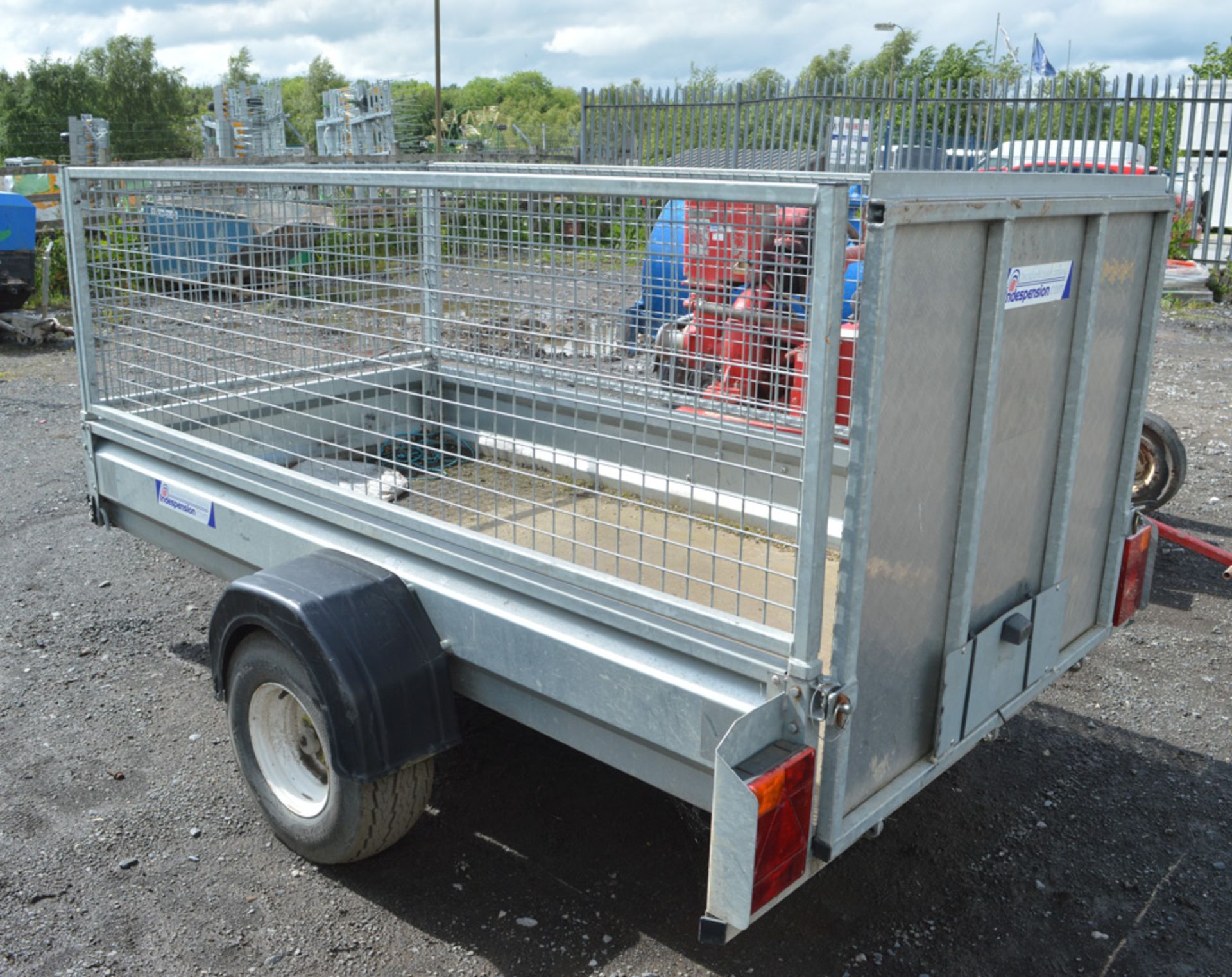 Indespension 8ft x 4ft single axle trailer - Image 2 of 2