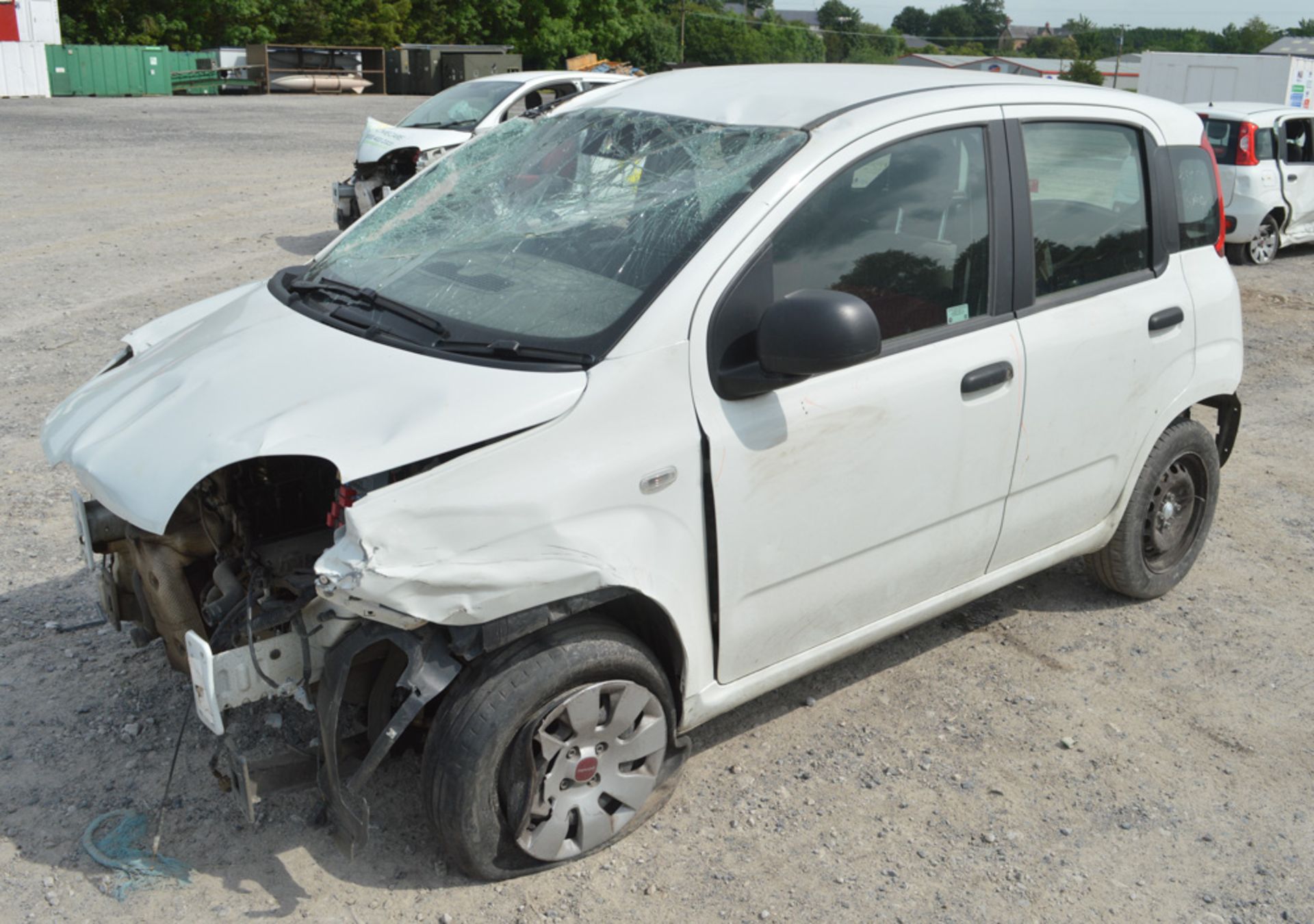 Fiat Panda 1.2 5 door hatchback car for spares Registration Number: VX65 BPO c/w V5C registration