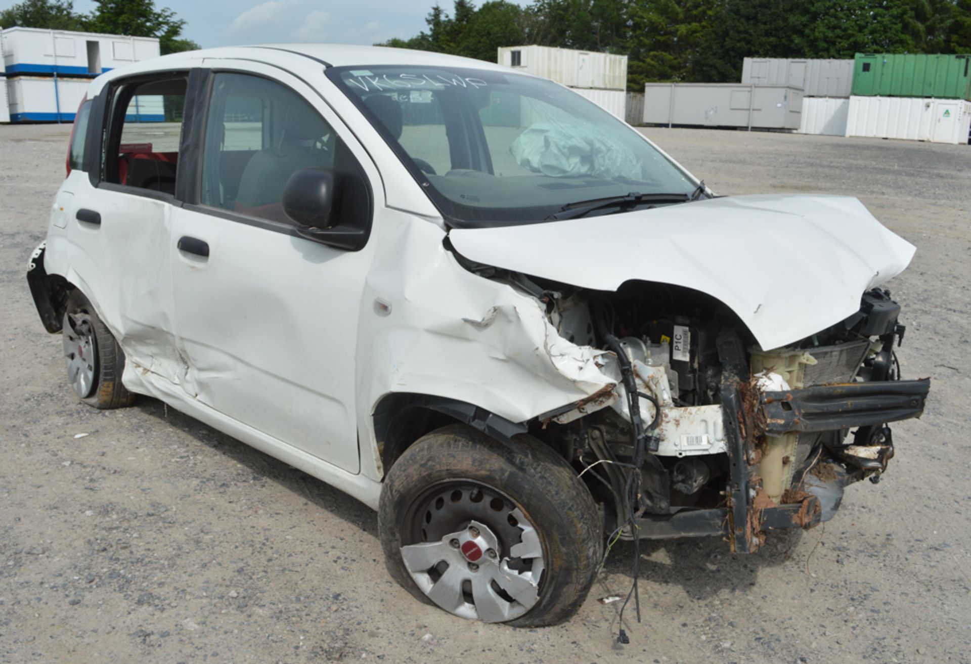 Fiat Panda 1.2 5 door hatchback car for spares Registration Number: VX65 LWP c/w V5C registration