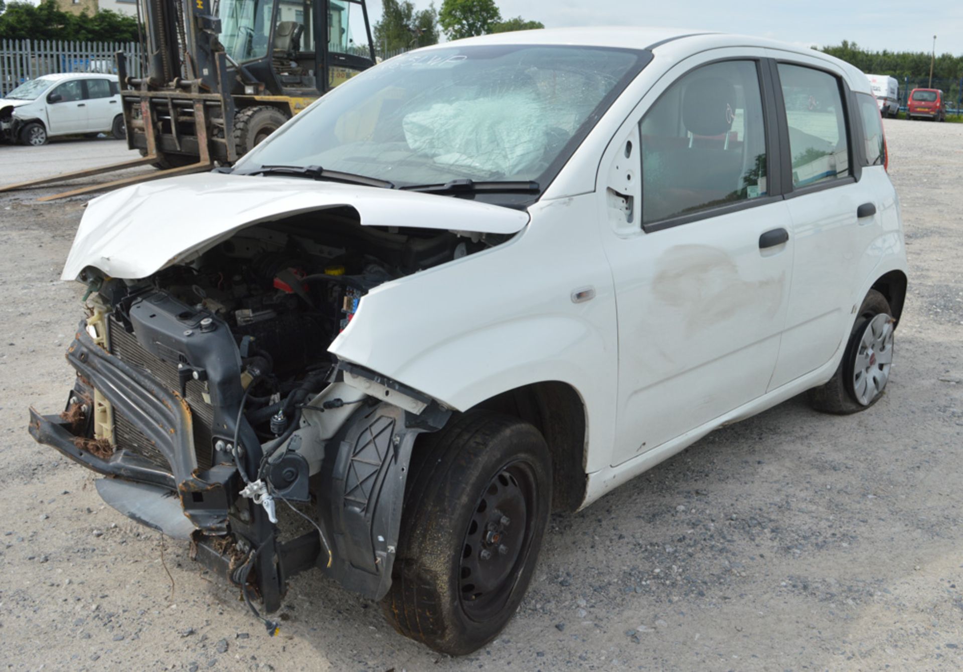 Fiat Panda 1.2 5 door hatchback car for spares Registration Number: VX65 LWP c/w V5C registration - Image 2 of 7