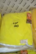 6 - Hi-Viz yellow sweatshirts size XL New & unused