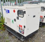 FG Wilson XD20P4 20 kva diesel driven generator Year: 2011 S/N: 09997 Recorded Hours: 4954 A566000