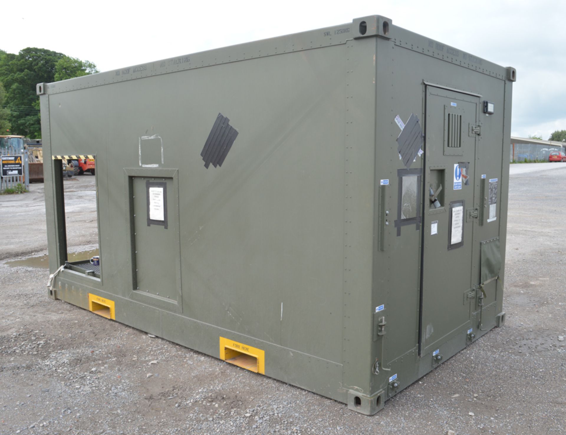 14 ft x 8 ft MTRS radar cabin (Ex MOD)