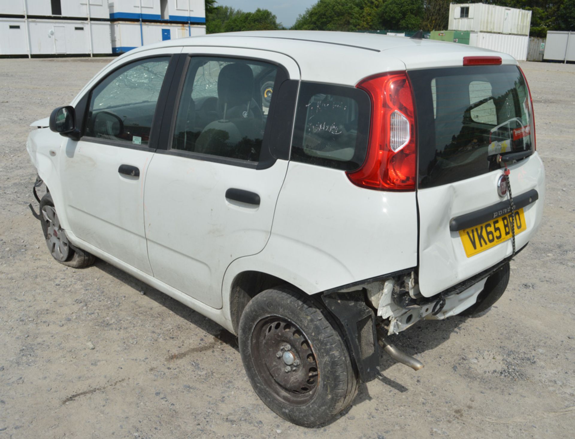 Fiat Panda 1.2 5 door hatchback car for spares Registration Number: VX65 BPO c/w V5C registration - Image 2 of 7