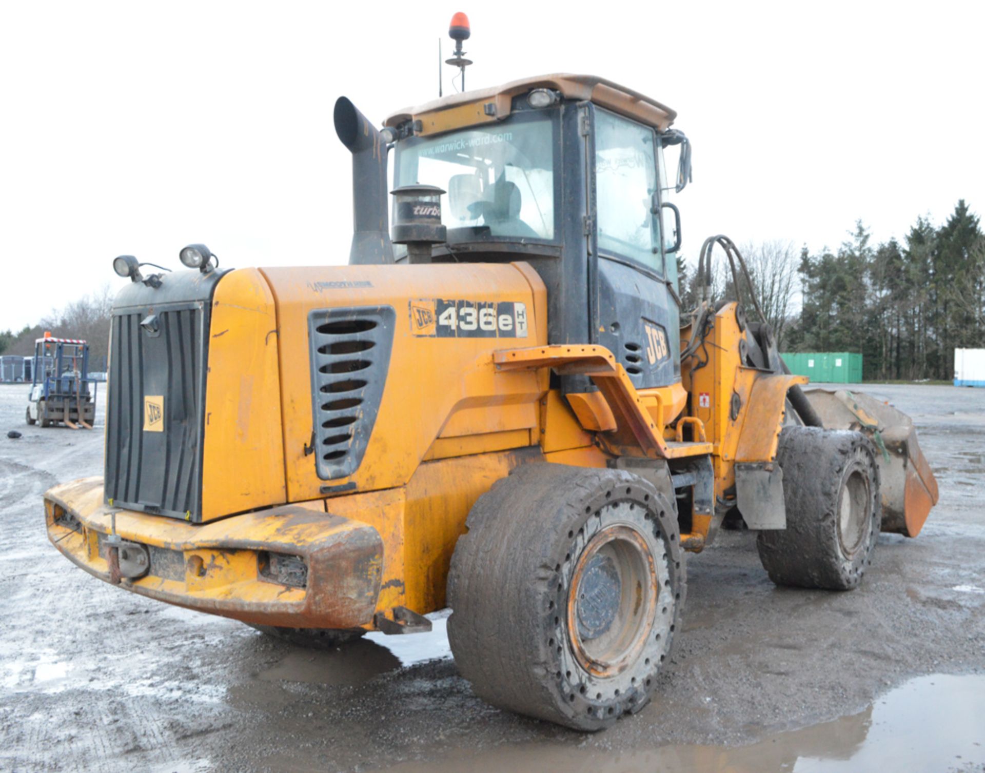 JCB 436 HT super high lift loader Year: 2007 S/N: 21784277 Recorded Hours: 12211 - Image 3 of 8