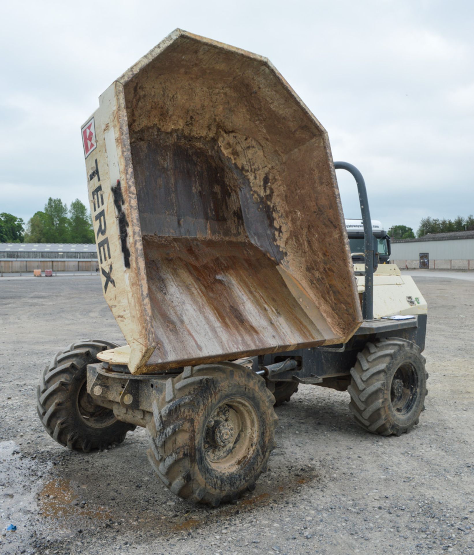 Benford Terex 6 tonne swivel skip dumper Year: 2007 S/N: E709FX701 Recorded Hours: 1921 DPR107 - Image 7 of 12