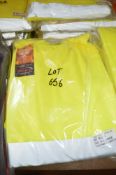 5 - Hi-Viz yellow sweatshirts size XL New & unused