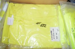 2 pairs of Hi-Viz yellow work trousers size 48 New & unused