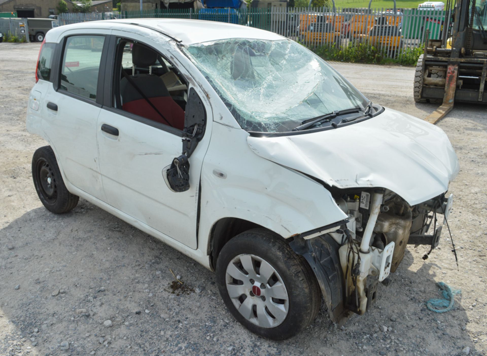 Fiat Panda 1.2 5 door hatchback car for spares Registration Number: VX65 BPO c/w V5C registration - Image 4 of 7