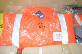 3 - Hi-Viz orange jackets size M New & unused