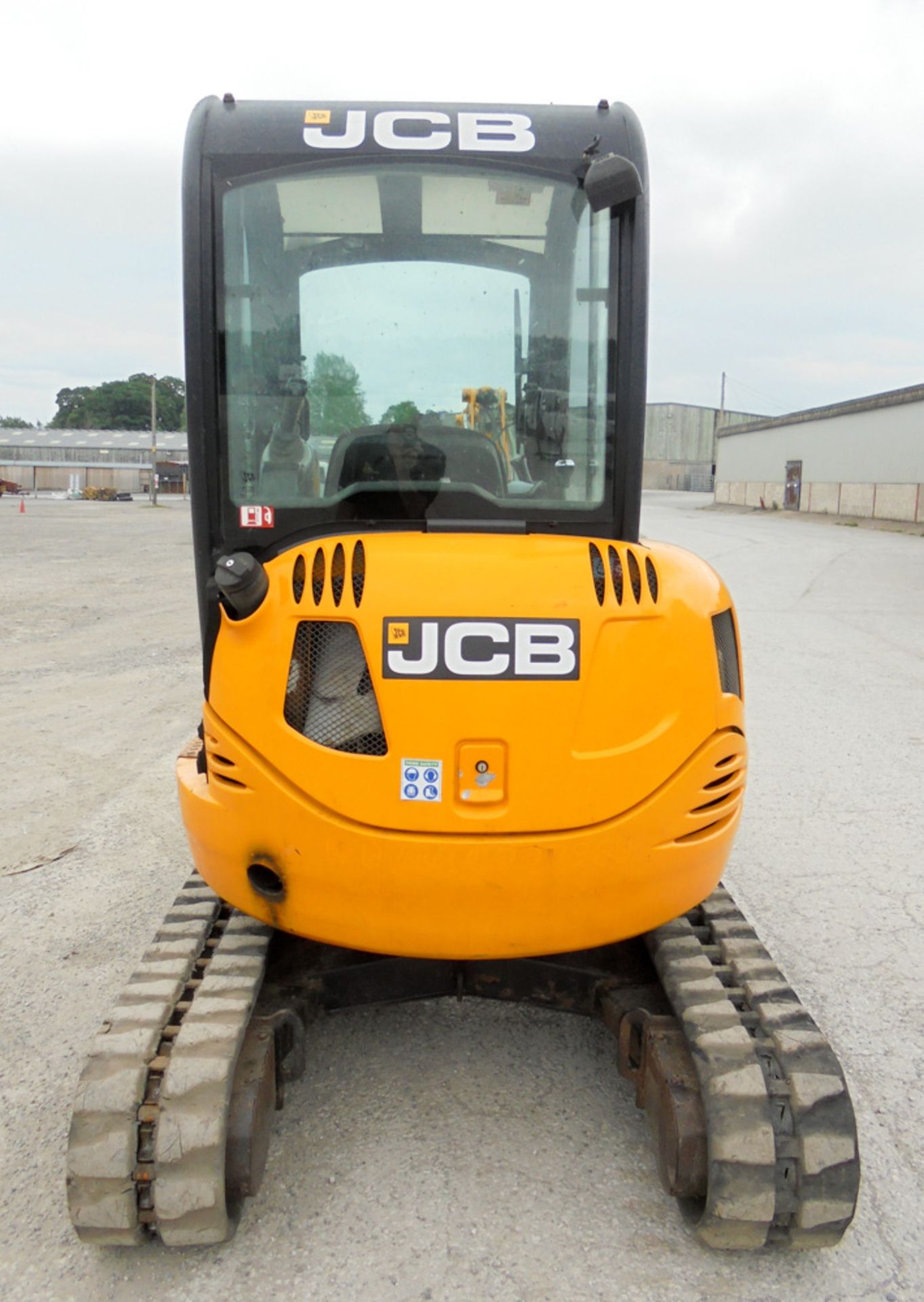 JCB 8025 ZTS 2,5 tonne rubber tracked excavator Year: 2008 S/N: Recorded Hours: blade, piped & 1 - Image 6 of 11