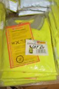 4 - Hi-Viz yellow polo shirts size XL New & unused