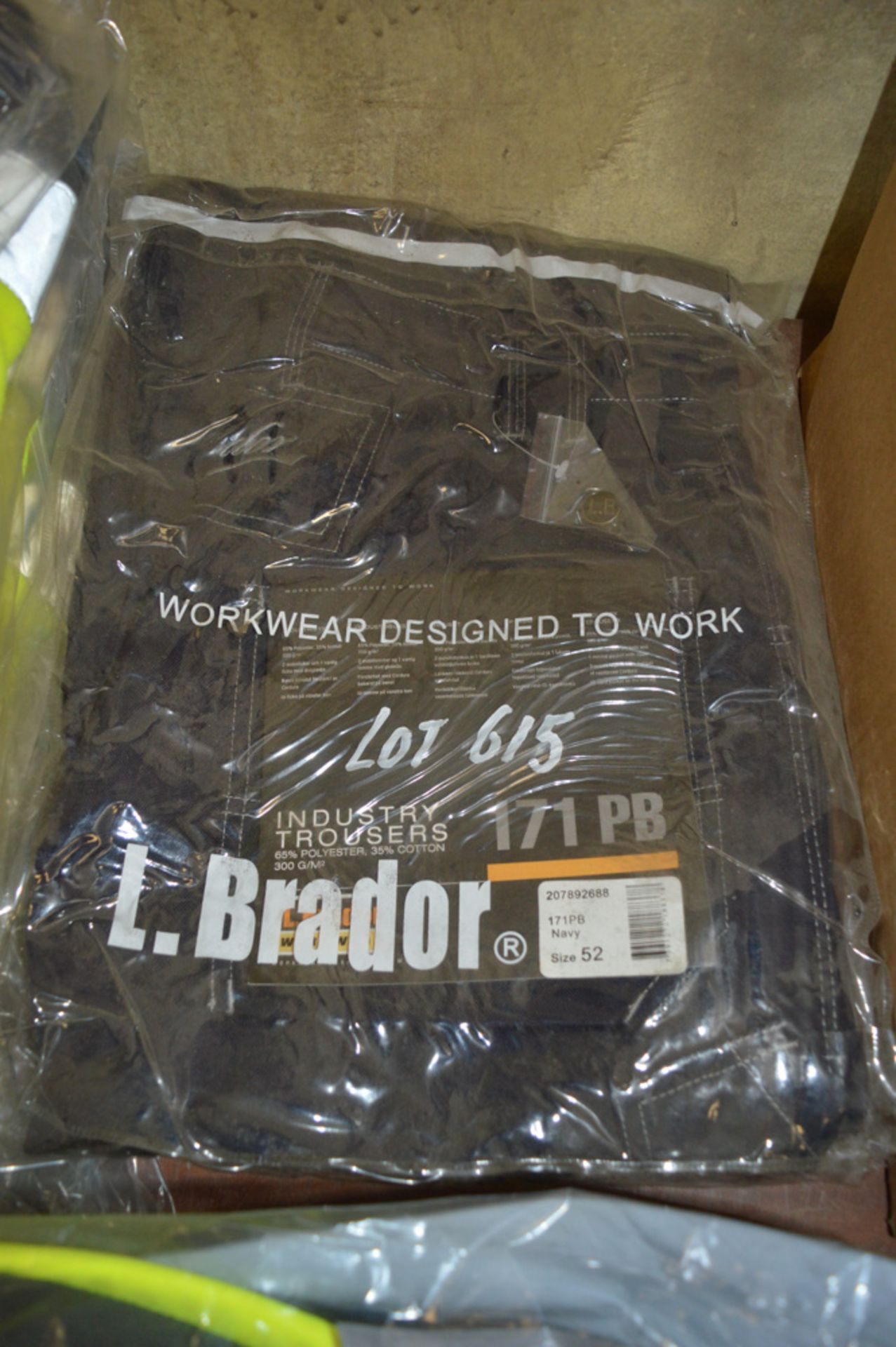 L.Brador navy work trousers size 52 New & unused
