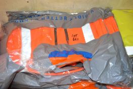 5 - Hi-Viz orange soft shell jackets size 3XL New & unused