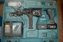 Makita 18v cordless SDS rotary hammer drill c/w battery, charger & carry case A605991