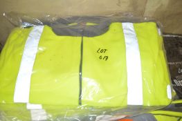 5 - Hi-Viz yellow fleece jackets size XXXL New & unused