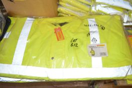 2 - Hi-Viz yellow jackets size 4XL New & unused