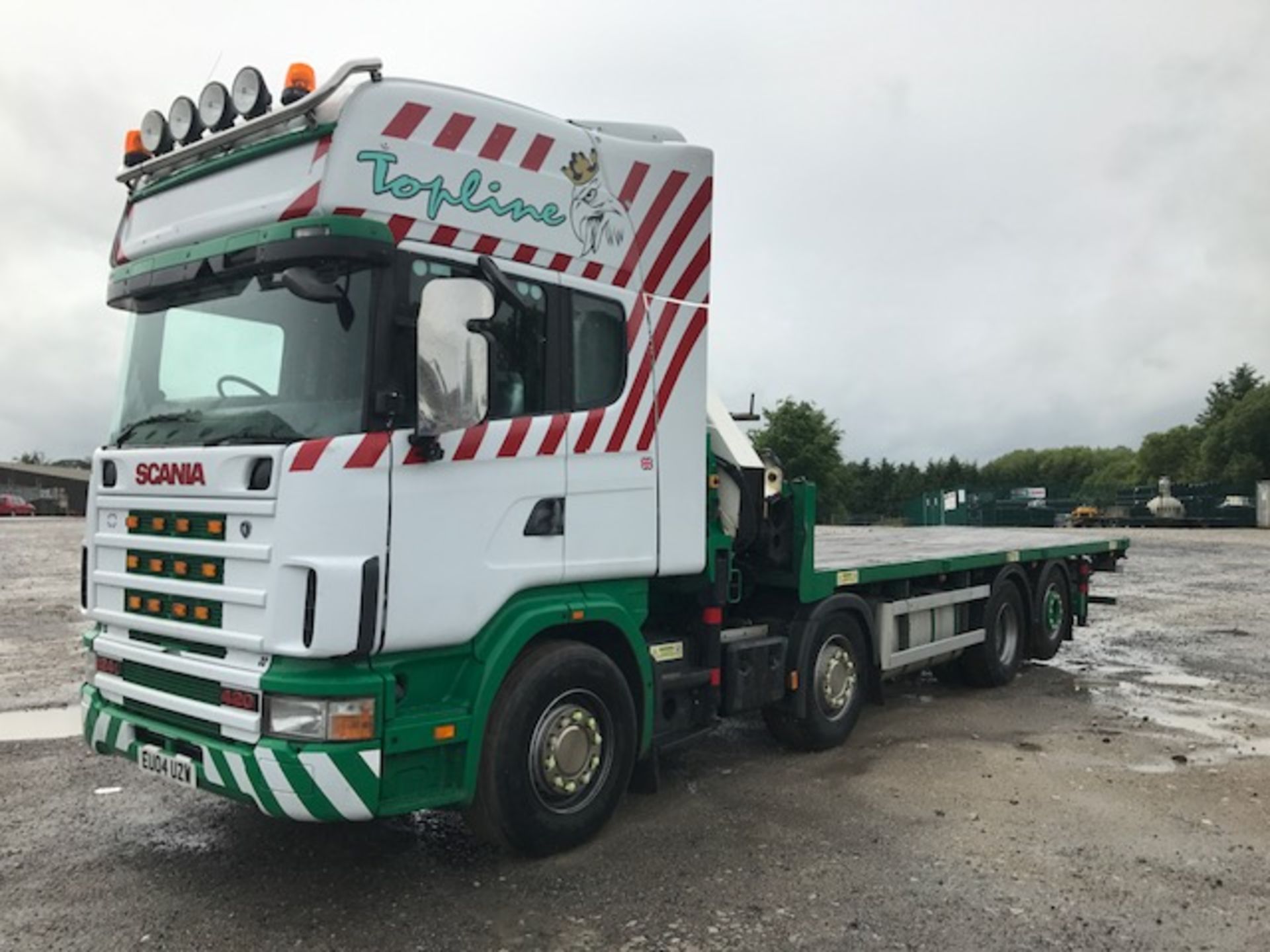 Scania 124 420 8 wheel crane lorry Registration Number: EU04 UZW Date of Registration: MOT - Image 6 of 21