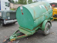 Trailer Engineering 500 gallon site tow bunded fuel bowser c/w manual fuel pump, delivery hose &