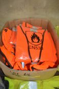 Box of Hi-Viz orange waistcoats size L New & unused