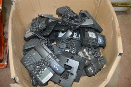 Box of telephone handsets