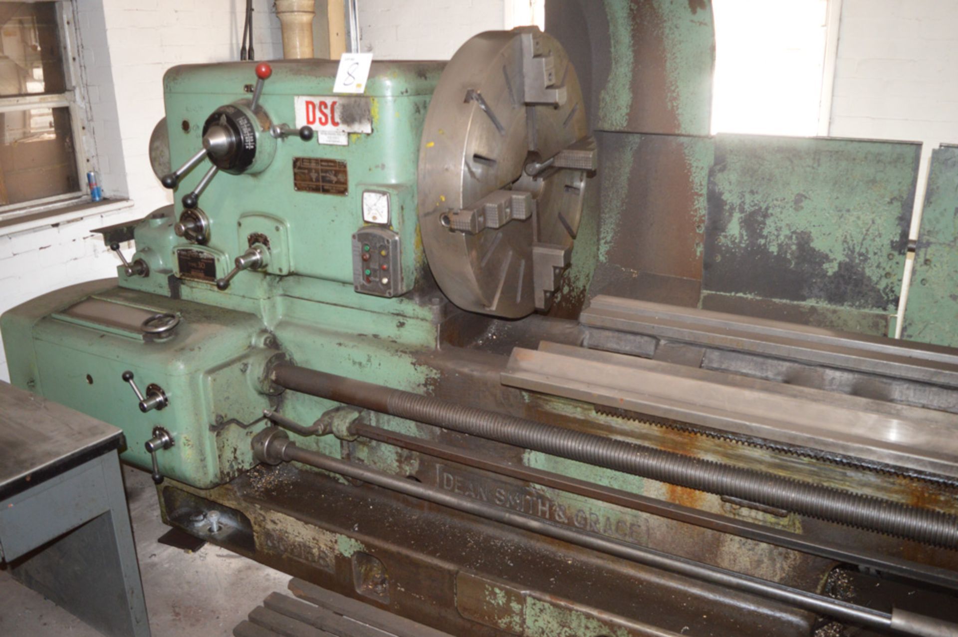 Dean Smith & Grace Type 30 gap bed centre lathe S/N: 39430-11-72 500mm swing over gap, 4 metres - Bild 3 aus 8