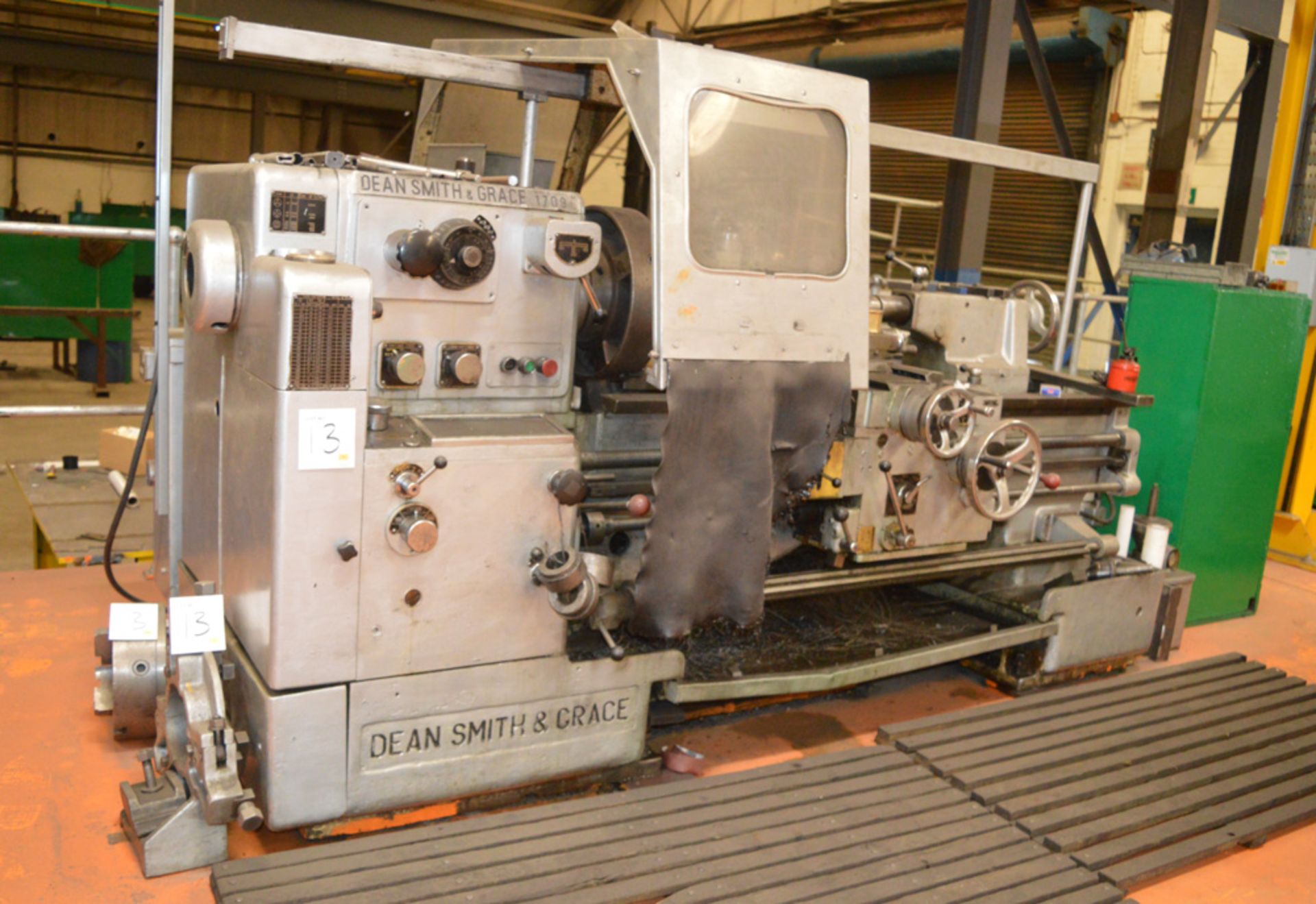 Dean Smith & Grace Type 1709 straight bed centre lathe 83 inch swing over bed, 4 ft between