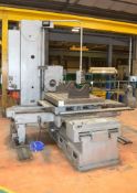 Titan AFD-100 horizontal boring machine c/w 51 inch by 43 inch slotted table & CHFOIC digital read