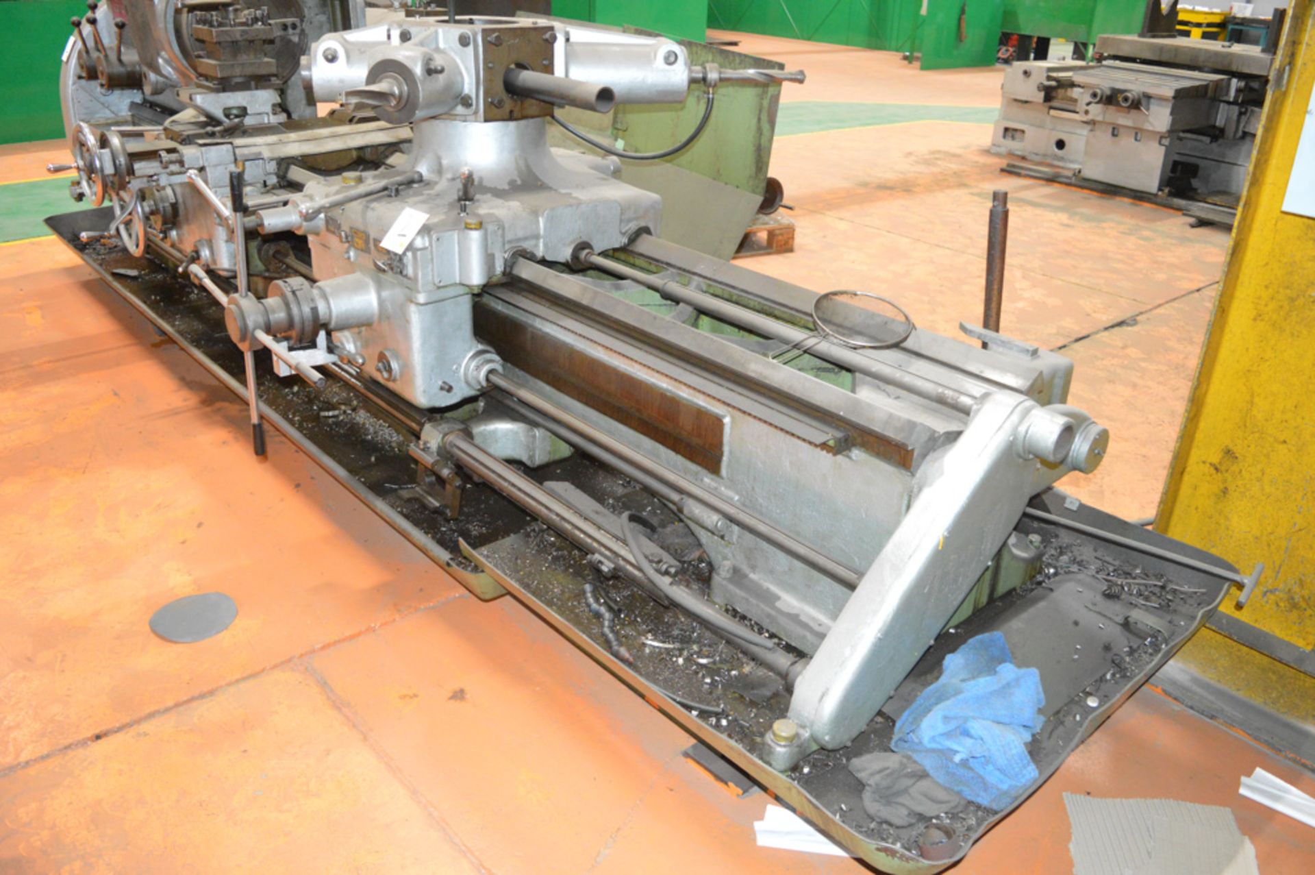 Herbert 9C/30 long bed turret lathe S/N: CWN7770 15 inch swing over bed, 9 ft between centres c/w - Image 4 of 9