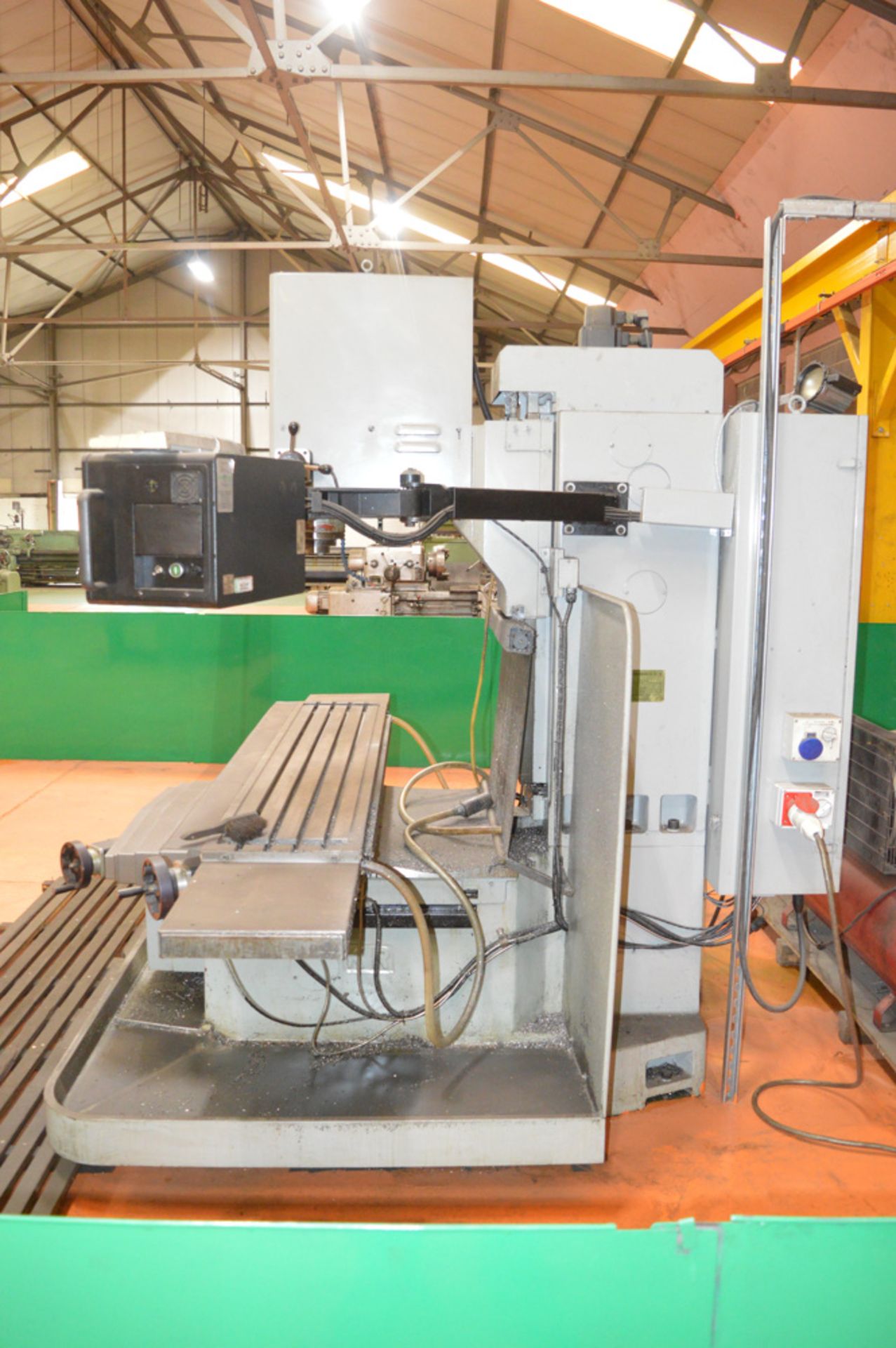 XYZ VM5000 CNC vertical milling machine Year: 2003 S/N: 9869 c/w 1930mm by 360mm slotted table & - Image 3 of 9