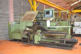 Binns & Berry CNC gap bed centre lathe S/N: 80039 750mm swing over gap, 1800mm between centres c/w 4