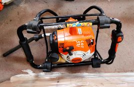 Stihl BT121 petrol driven post hole borer **NO VAT on hammer price but VAT will be charged on the