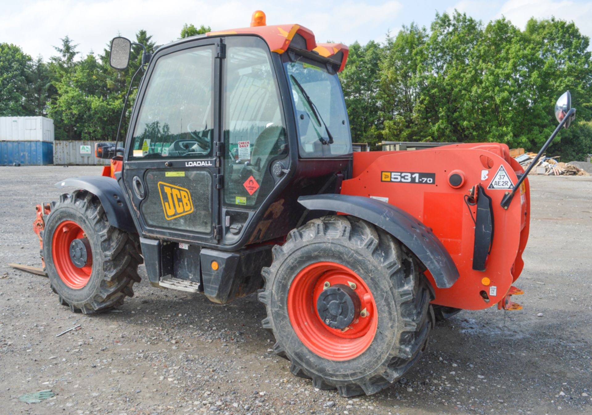 JCB 531-70 7 metre telescopic handler Year: 2011 S/N: 1528537 Recorded Hours: 2099 c/w Turbo P24382 - Image 2 of 13