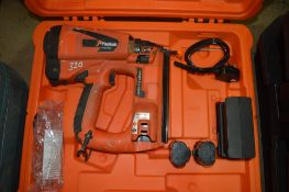 Paslode cordless nail gun c/w 2 batteries, charger & carry case A651053