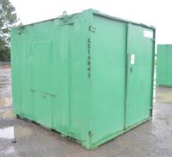 10 ft x 8 ft steel store site unit **No keys & locked** A514642