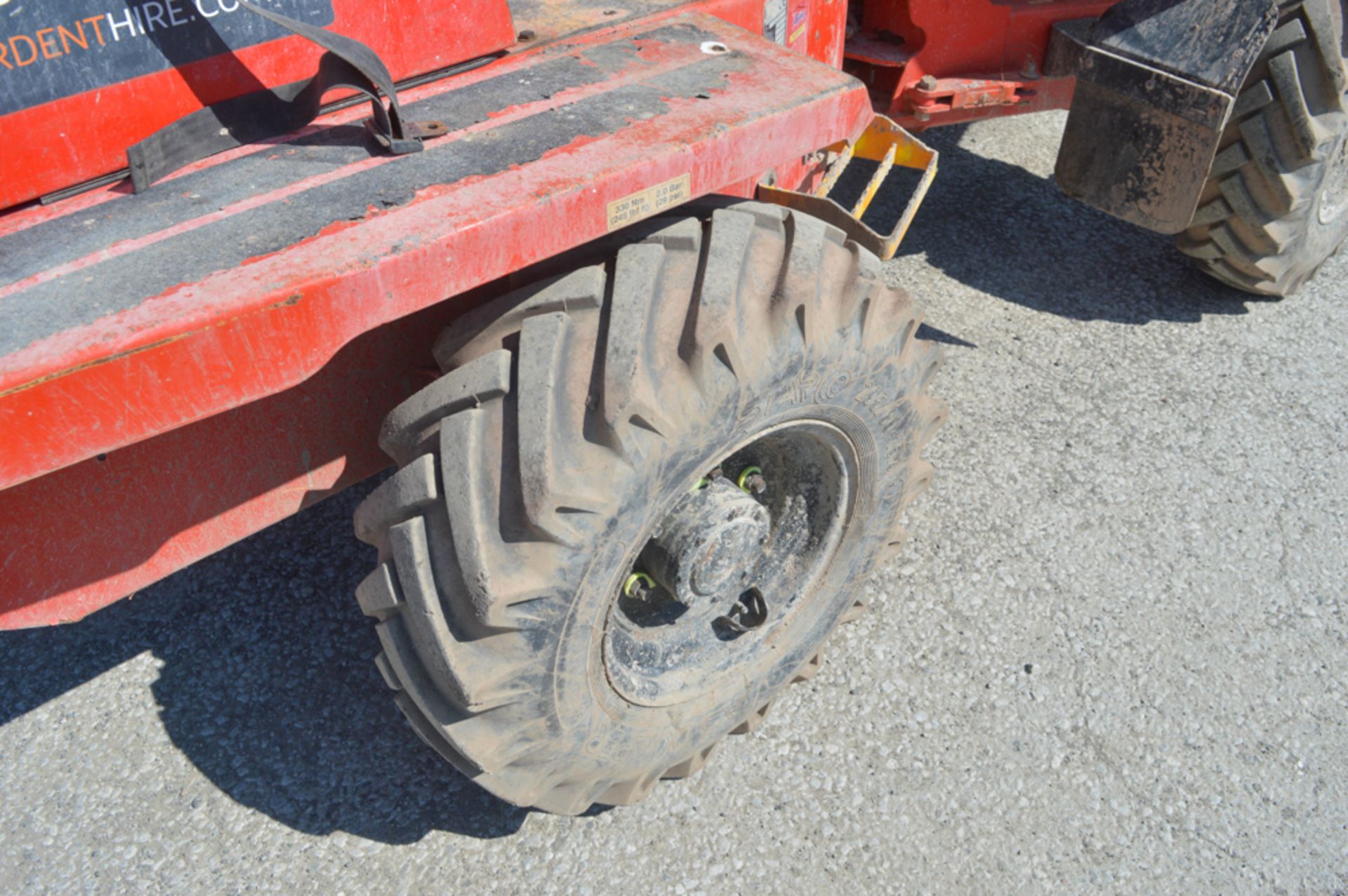 Benford Terex 3 tonne swivel skip dumper Year: 2013 S/N: 9C4298 Recorded Hours: 636 - Image 10 of 11