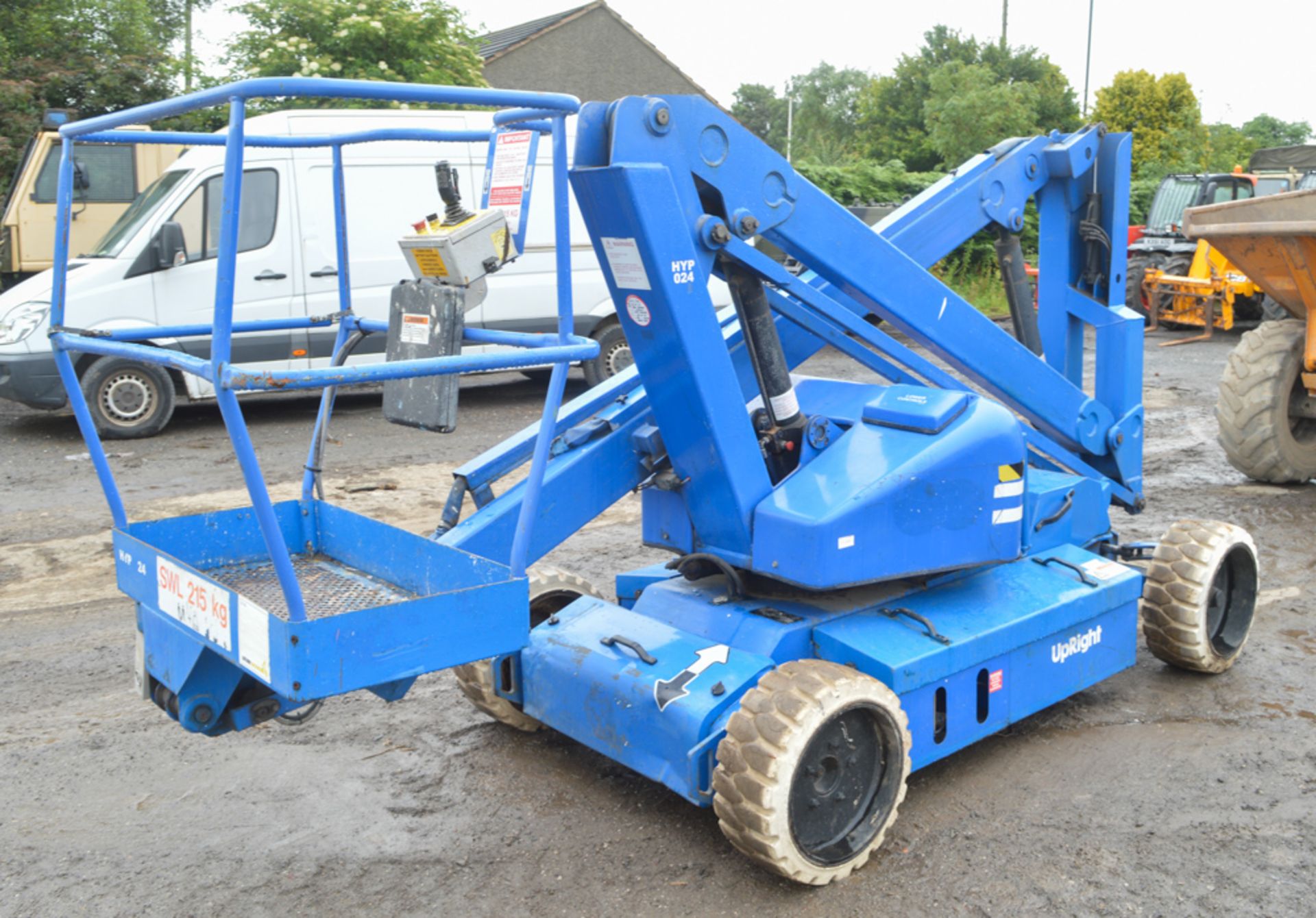 Upright AB38 11.5 metre battery electric articulated boom access platform Year: 2003 S/N: 2842- - Image 2 of 4