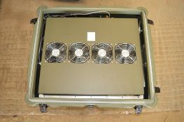 Air conditioning unit c/w Amazon heavy duty plastic carry case