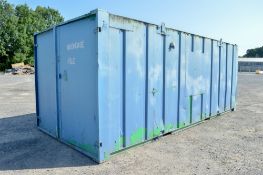 21 ft x 9 ft steel store site unit c/w keys A344006