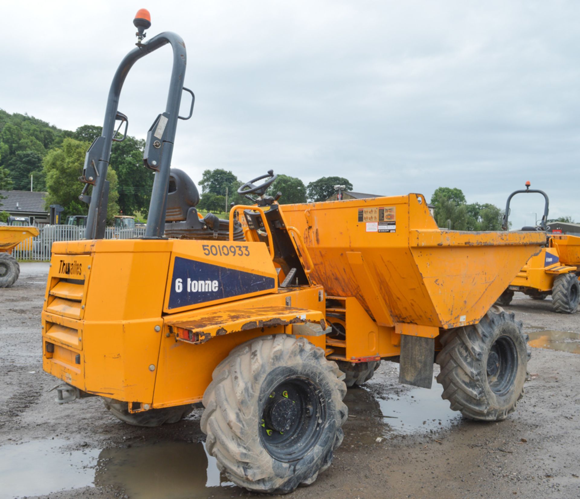 Thwaites 6 tonne straight skip dumper Year: 2011 S/N: 1104CO796 Recorded Hours: 1447 5010933 - Image 4 of 11