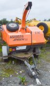 Jenson A540 360 degree rotating diesel driven fast tow wood chipper Year: 2011 S/N: 56112550