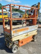 JLG 1930 ES 19 ft battery electric scissor lift access platform Year: 2008 S/N: 186573 Recorded