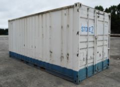 20 ft x 8 ft steel shipping container