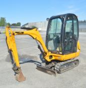 JCB 801.6 CTS 1.5 tonne rubber tracked mini excavator  Year: 2012 S/N: 1703999 Recorded Hours: